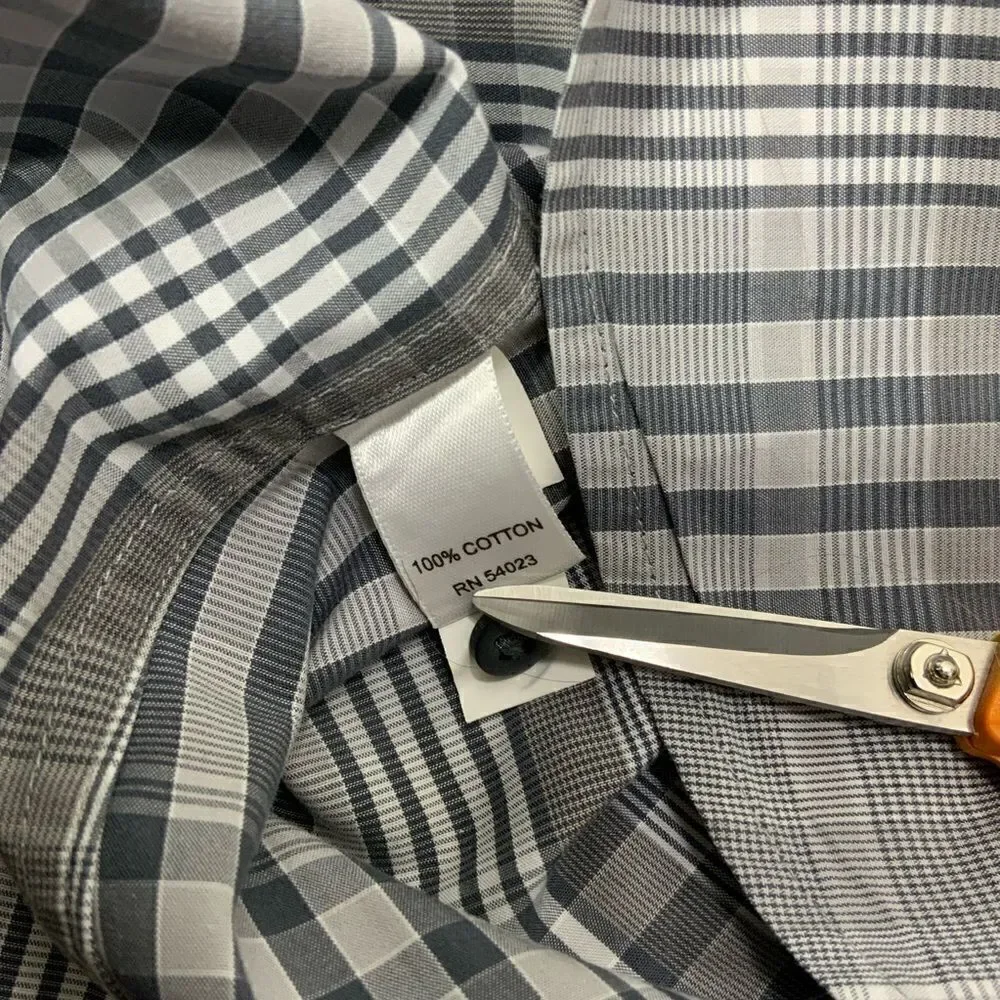 BANANA REPUBLIC mens 2 ply 100% cotton dress shirt